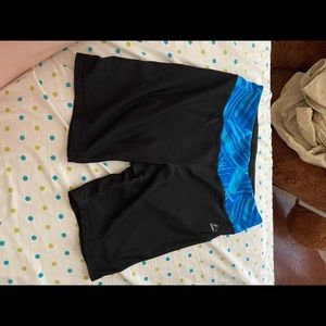 rbx mid length biker shorts